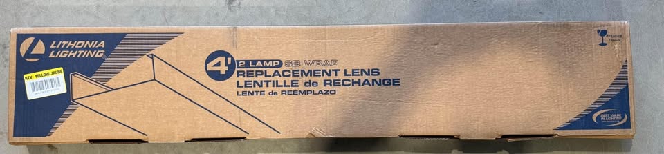 Lithonia Lighting 4 ft. Replacement Wrap Around Lens