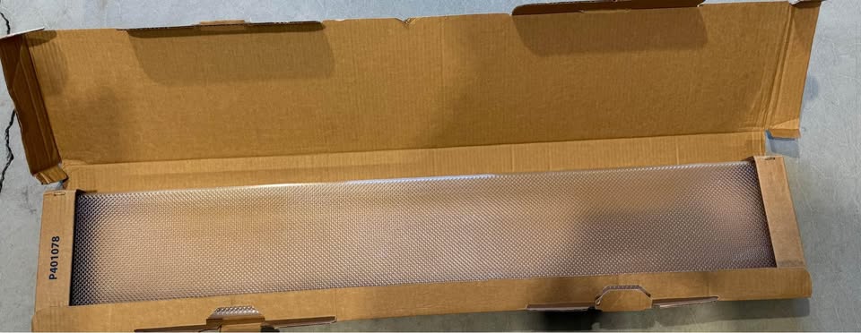 Lithonia Lighting 4 ft. Replacement Wrap Around Lens