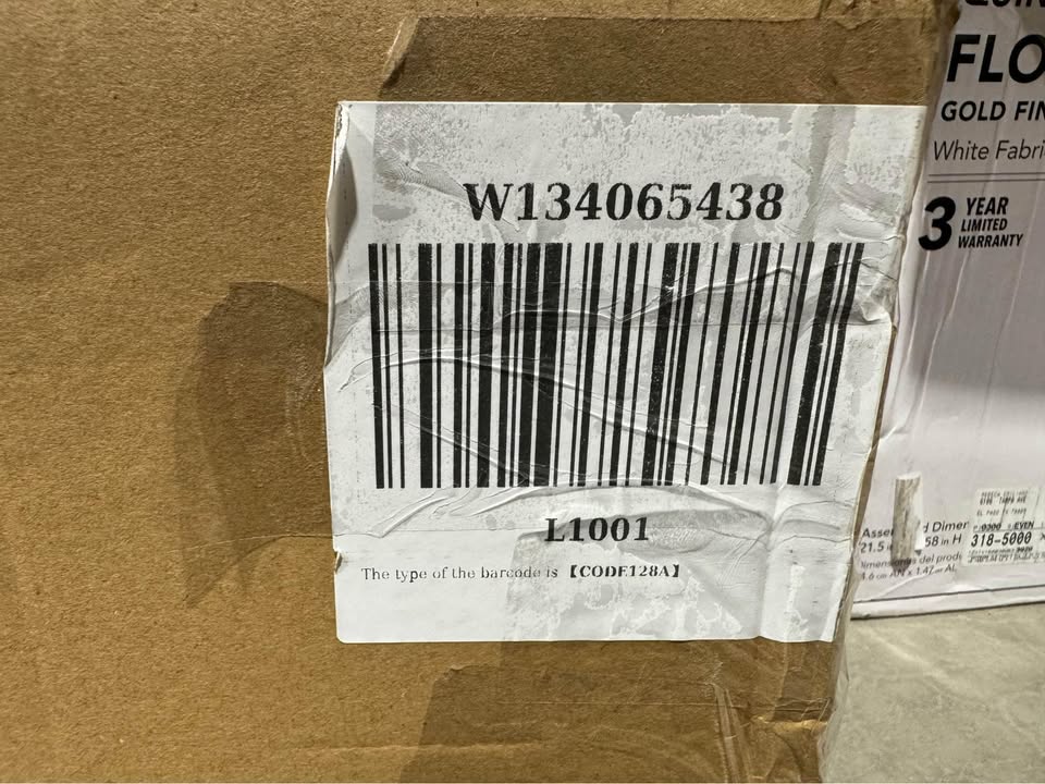 5-Light Black White Farmhouse Chandelier Light Fixture for Dining Room(No Bulbs)