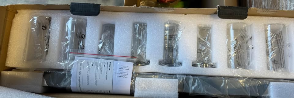 Artika Essence 27 in. 4 Light Chrome Modern Integrated LED Vanity Light Bar for Bathroom with Bubble Glass