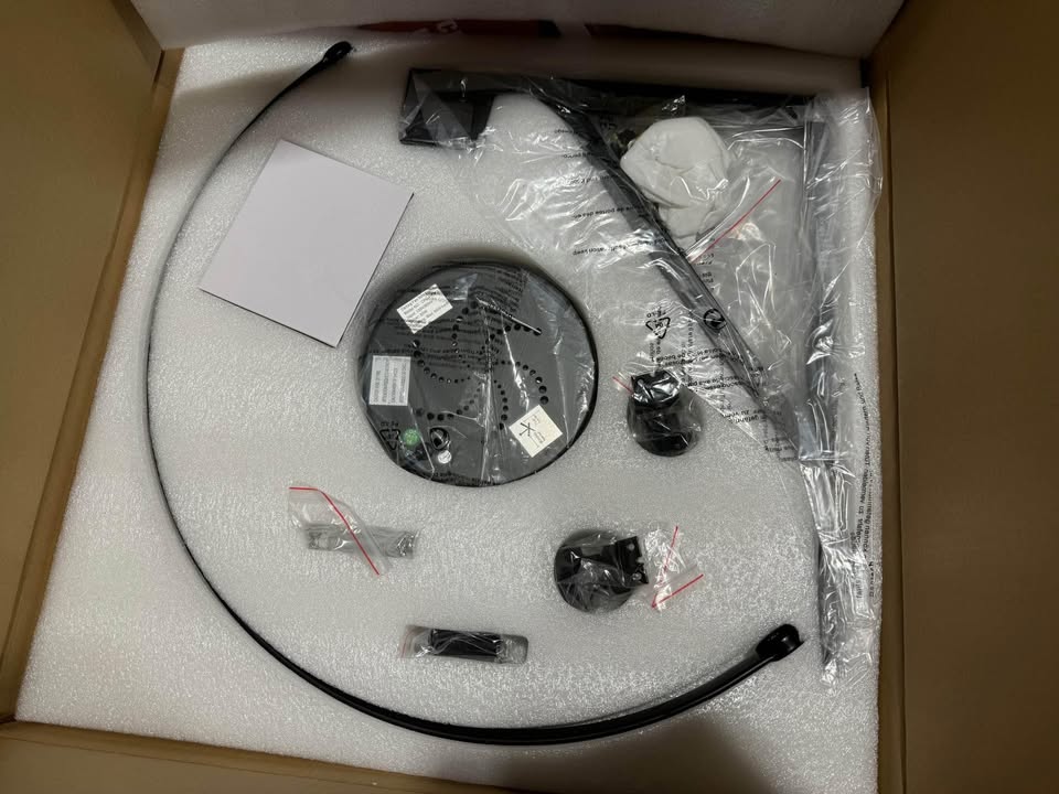 ANTOINE 20 in. Indoor Black Low Profile Ceiling Fan with Light Plug-in Farmhouse Caged Mounted Fan with Remote