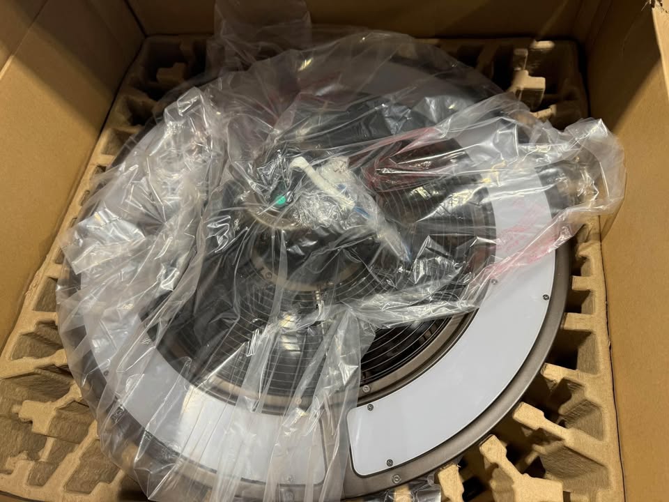 Home Decorators Collection Brette III 23 in. Integrated LED Indoor/Outdoor Espresso Bronze Ceiling Fan with Light and Remote Control