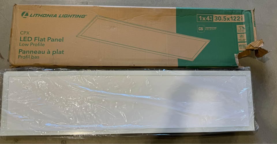 Lithonia Lighting Contractor Select CPX 1 ft. x 4 ft. 4280 Lumens Integrated LED Panel Light Switchable Color Temperature