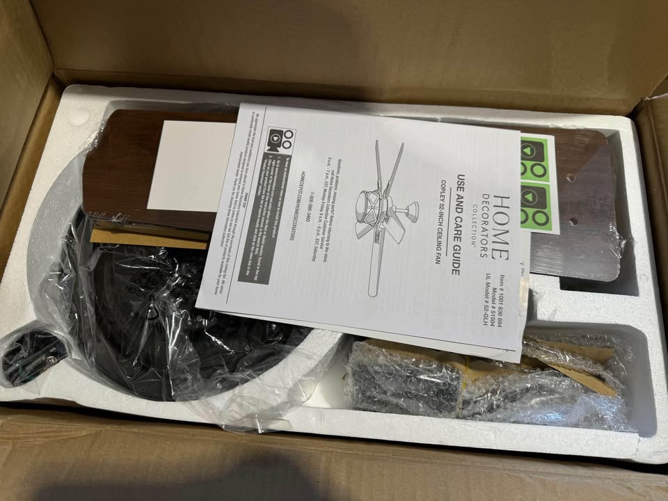 Home Decorators Collection Copley 52 in. Indoor/Outdoor LED Oil Rubbed Bronze Ceiling Fan with Light Kit, Downrod, Remote and Reversible Blades