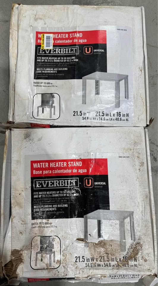 Everbilt 22 in. Galvanized Steel Water Heater Stand