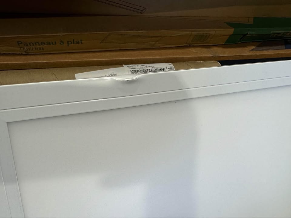 Commercial Electric 2 ft. x 2 ft. 4250 Lumens Integrated LED Flat Panel Light with Color Change 5CCT Non-Dimmable White Ceiling Flush Mount