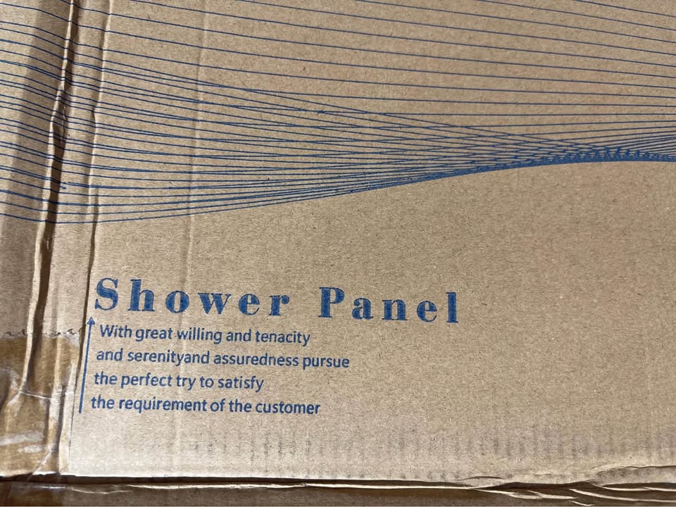 Ello & allo 55 in. 6-Jet Shower Panel System with LED Rainfall Waterfall Shower Head Handshower and Tub Spout in Brushed Nickel