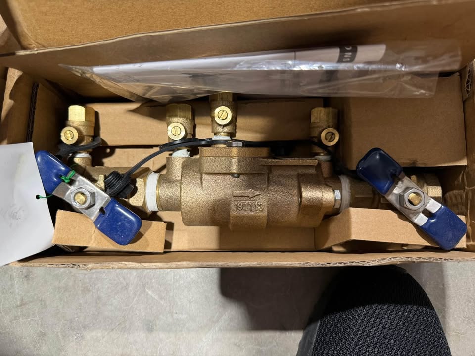 Febco 3/4 in. Bronze Double Check Valve Backflow Preventer Assembly