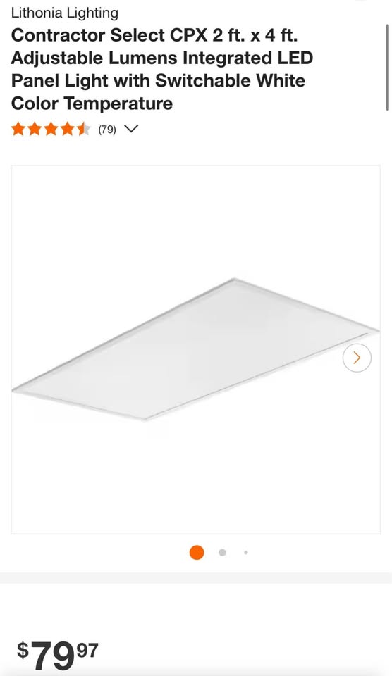 Lithonia Lighting Contractor Select CPX 2 ft. x 4 ft. Adjustable Lumens Integrated LED Panel Light with Switchable White Color Temperature