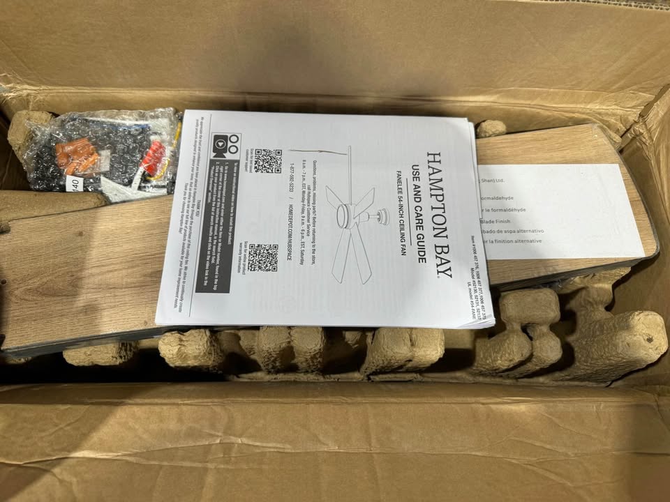 Hampton Bay Fanelee 54 in. Bronze Color Changing LED Smart Ceiling Fan with Light Kit and Remote Powered by Hubspace