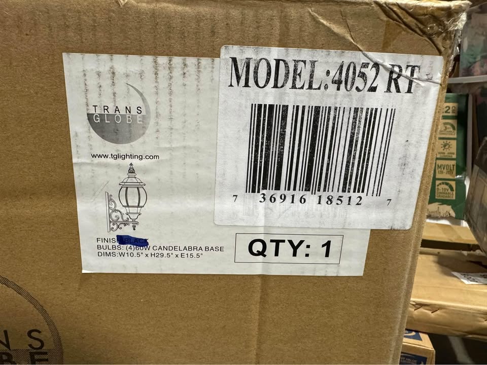 Bel Air Lighting Francisco 29.5 in. 4-Light Rust Coach Outdoor Wall Light Fixture with Clear Glass