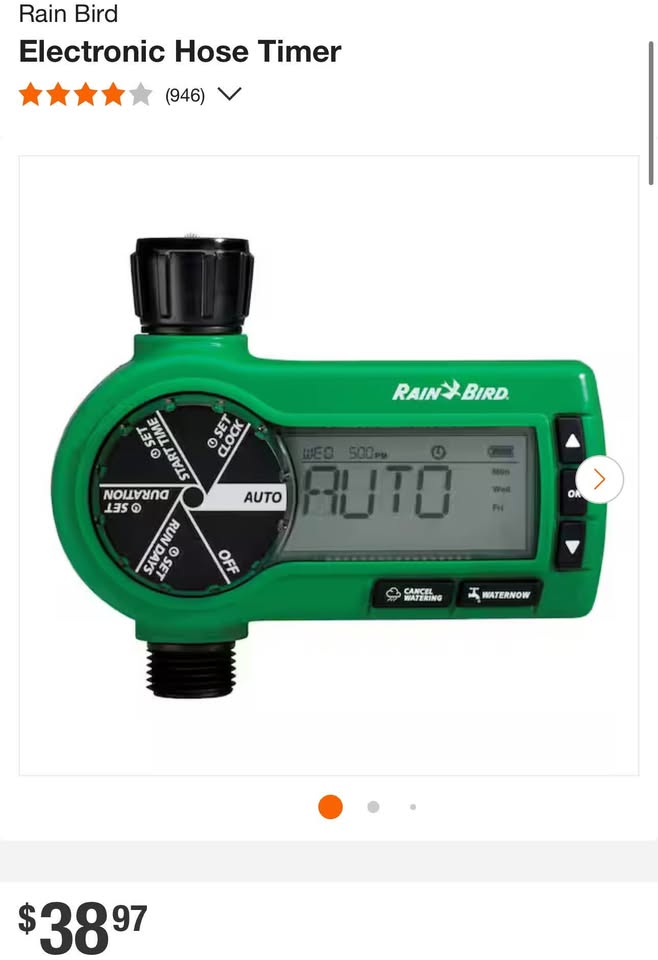 Rain Bird Electronic Hose Timer