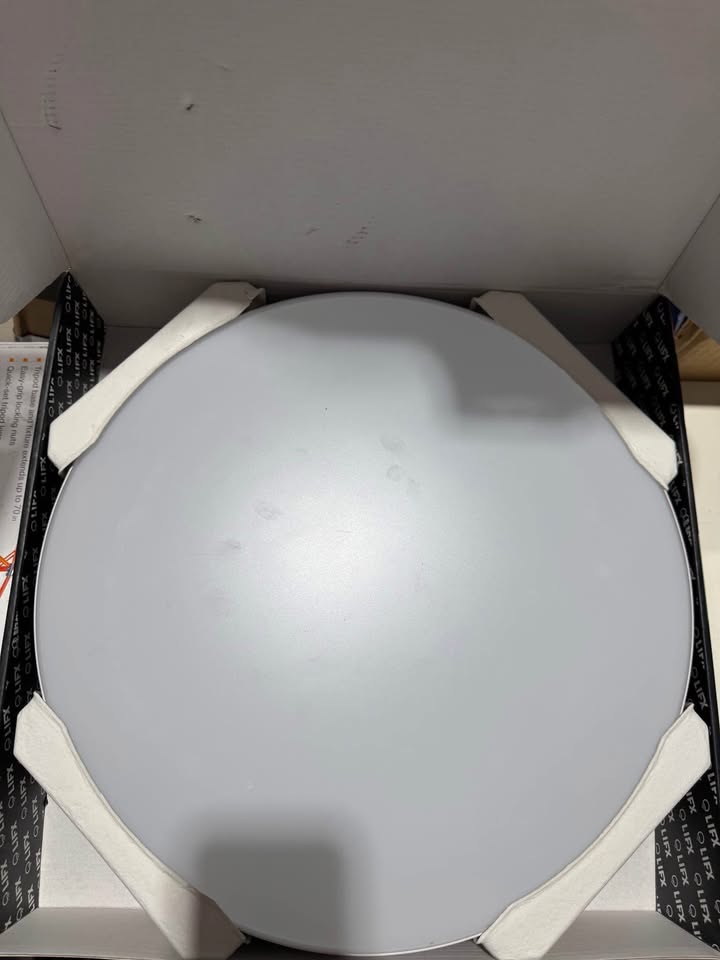 LIFX 15 in. White Indoor Selectable LED Flush Mount Multi-Color Smart Wi-Fi Ceiling Light, Works Alexa/Hey Google/HomeKit