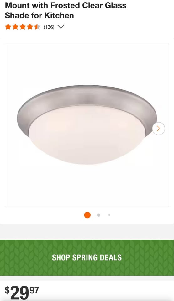 Stetson 11 in. Transitional Brushed Nickel 5 CCT Integrated LED Flush Mount with Frosted Clear Glass Shade for Kitchen