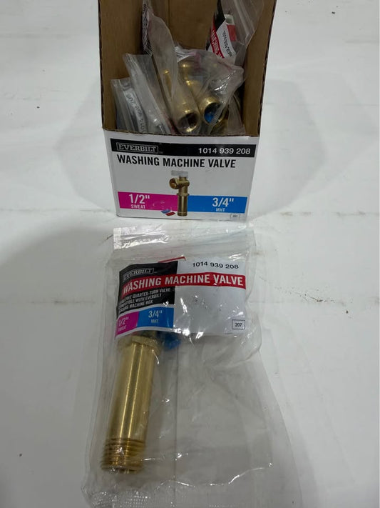 1/2 in. Sweat x 3/4 in. Male Hose Thread Brass Washing Machine Valve