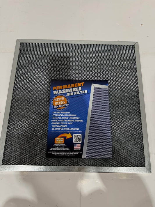 20 in. x 30 in. x 1 in. Permanent Washable Air Filter Merv 8