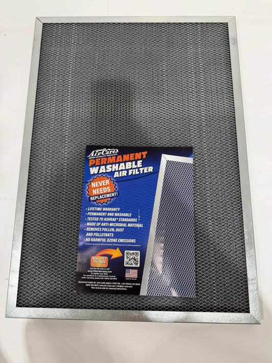 18 in. x 25 in. x 1 in. Permanent Washable Air Filter Merv 8