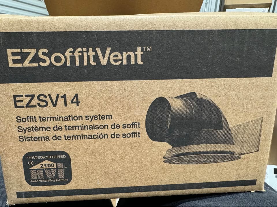 Panasonic EZSoffitVent - Soffit Vent - Soffit Termination System for Ventilation Exhaust Fans