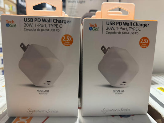 USB PD Wall Charger, 20-Watt