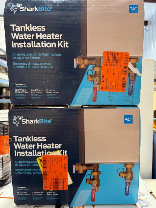SharkBite 3/4 in. Tankless Water Heater Valves Installation Kit