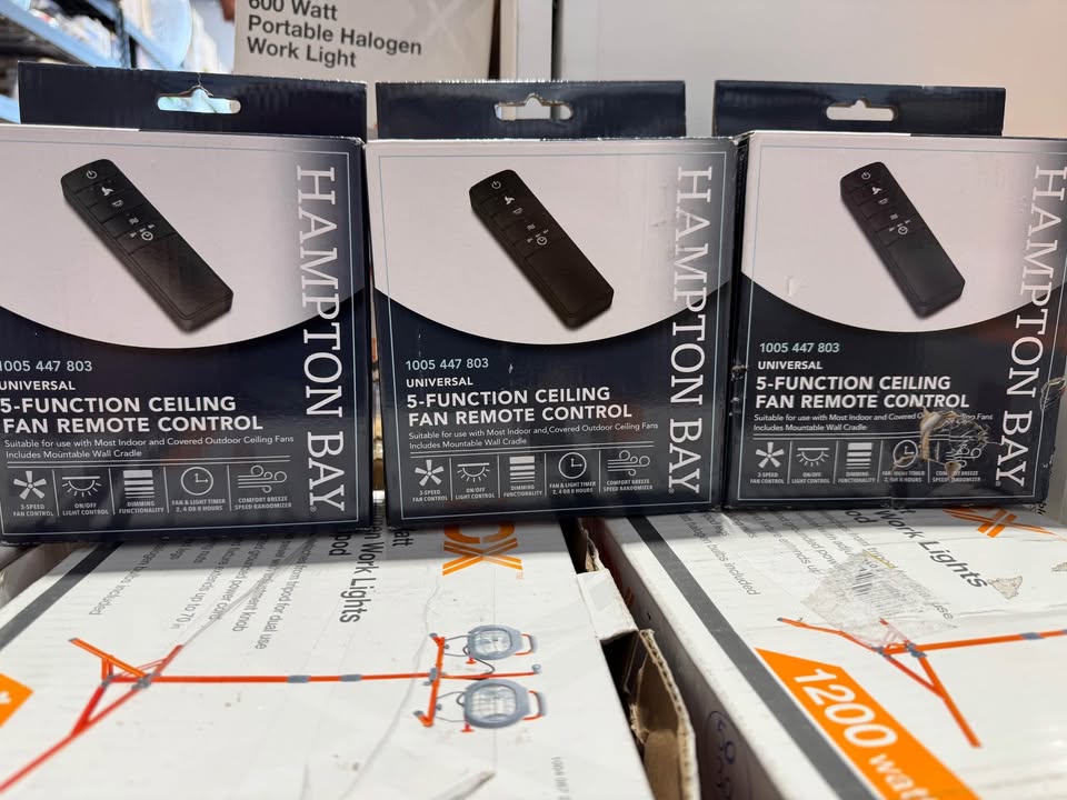 Hampton Bay 3-Speed Universal Ceiling Fan Premier Remote Control (Damp Rated)