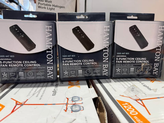 Hampton Bay 3-Speed Universal Ceiling Fan Premier Remote Control (Damp Rated)