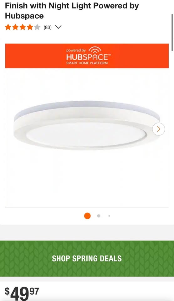 Commercial Electric 12 in. LED Flush Mount Smart CCT and RGB Selectable Matte White Finish