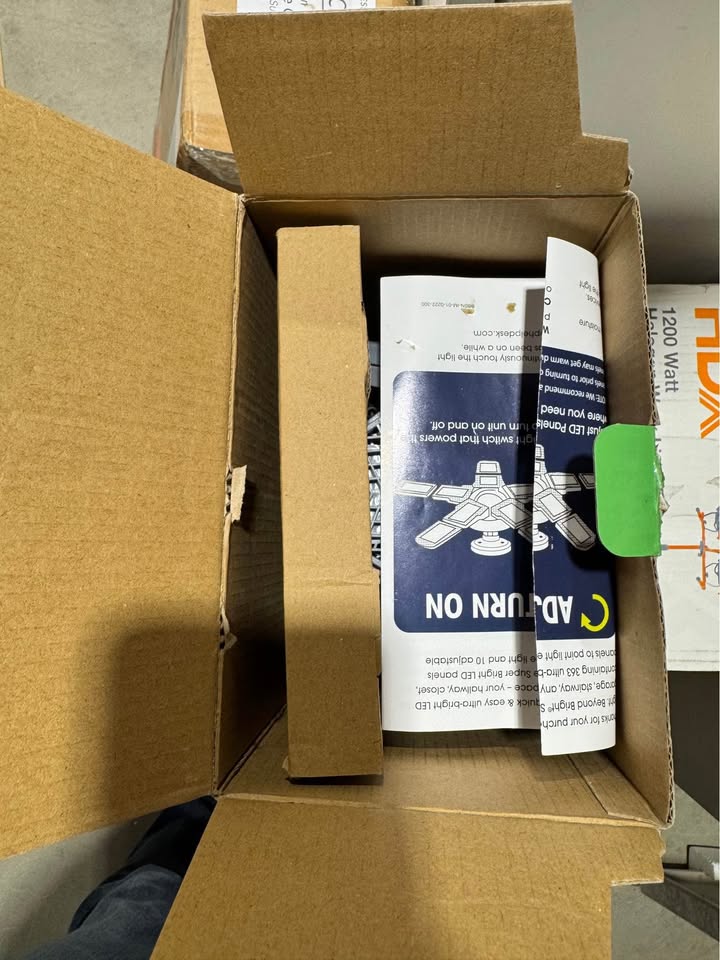 BEYOND BRIGHT 60-Watt Ultra Bright LED Light Bulb 6500K with 10 Adjustable Light Panels