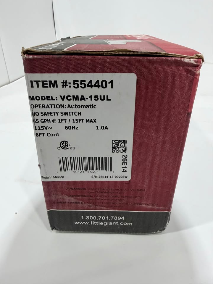 115-Volt Automatic Condensate Removal Pump