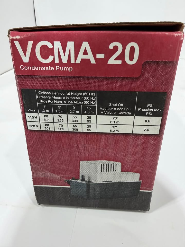 115-Volt Automatic Condensate Removal Pump